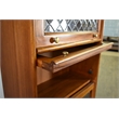 Crafters and Weavers Legacy 4 Stack Barrister Bookcase - Light Brown Walnut
