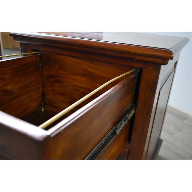 Crafters and Weavers Legacy 2 Drawer File Cabinet - Brown Walnut