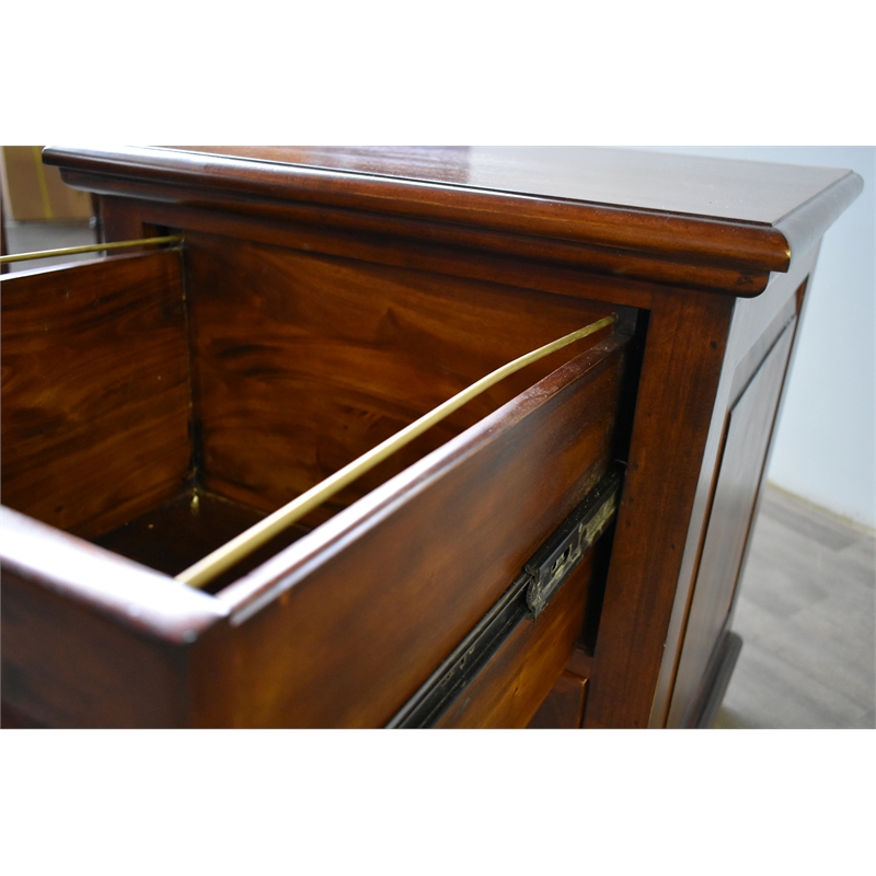 Crafters and Weavers Legacy 2 Drawer File Cabinet - Brown Walnut