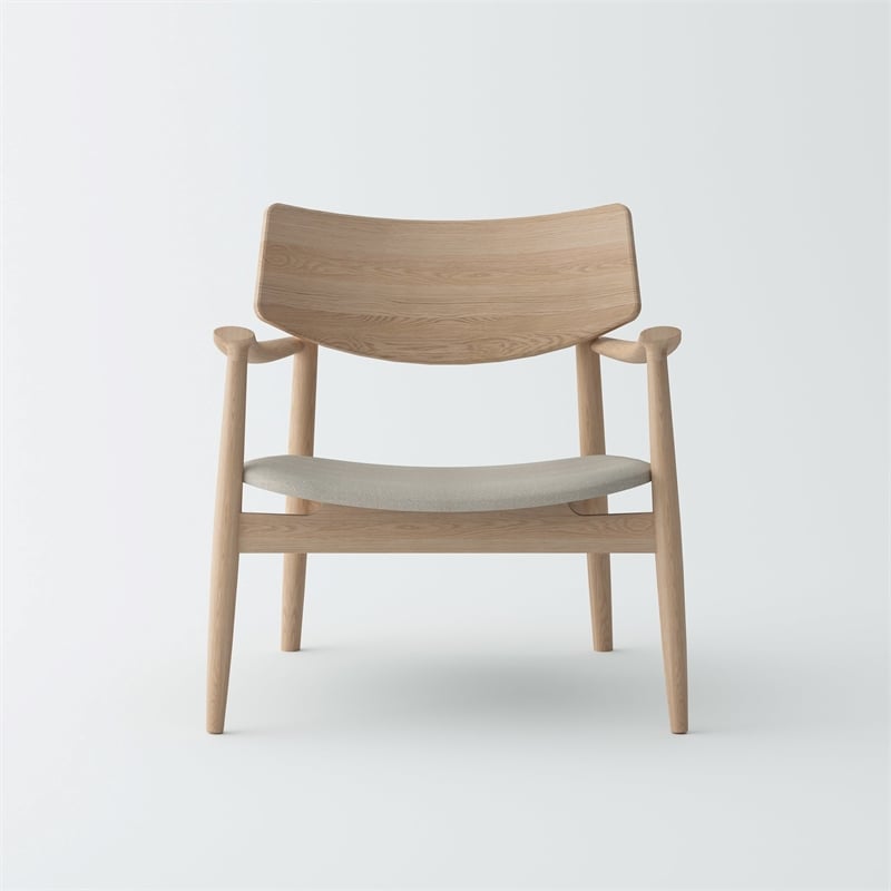 Isabella Mid century Leisure Chair - Solid American Walnut