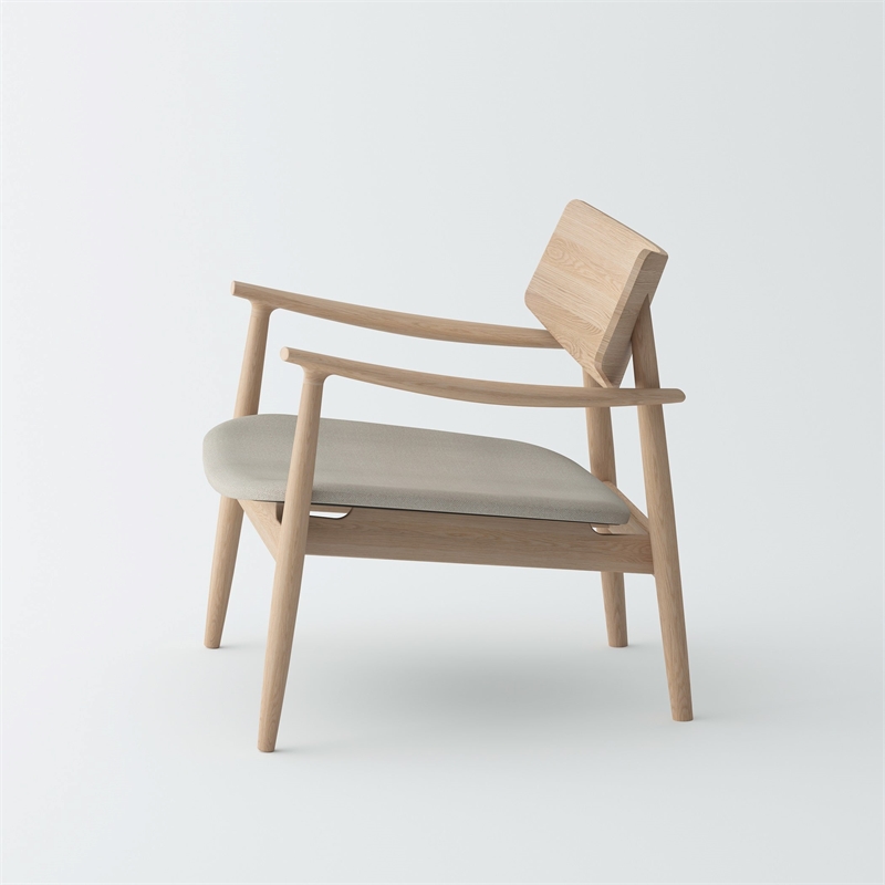 Isabella Mid century Leisure Chair - Solid American Walnut