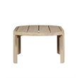 Crafters and Weavers Eclipse Outdoor Solid Teak Wood Natural Look Coffee Table