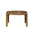 Crafters and Weavers Eclipse Outdoor Solid Teak Wood Coffee Table