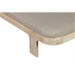 Crafters and Weavers Eclipse Outdoor Solid Teak Wood Sun Lounger in Grey