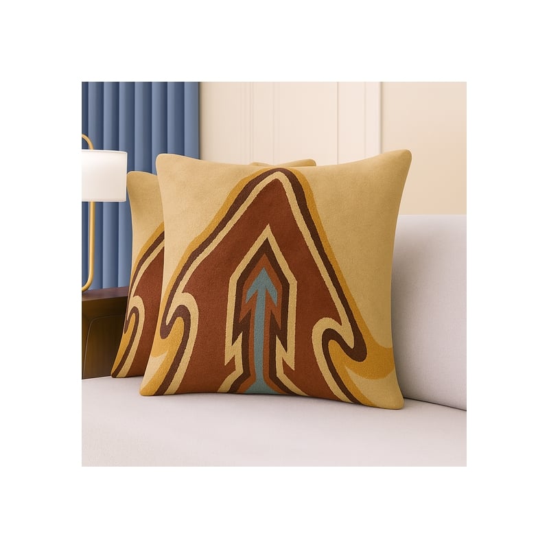 Crafter and Wavers Luxurious Accent Cushions Cover + Insert in Multi Color