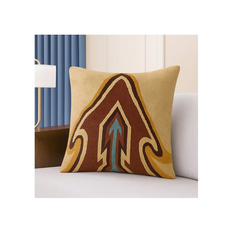 Crafter and Wavers Luxurious Accent  2 Cushion Covers + Inserts in Multi Color