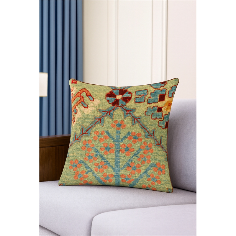 Crafter and Wavers Luxurious Accent  2 Cushion Covers + Inserts in Multi Color