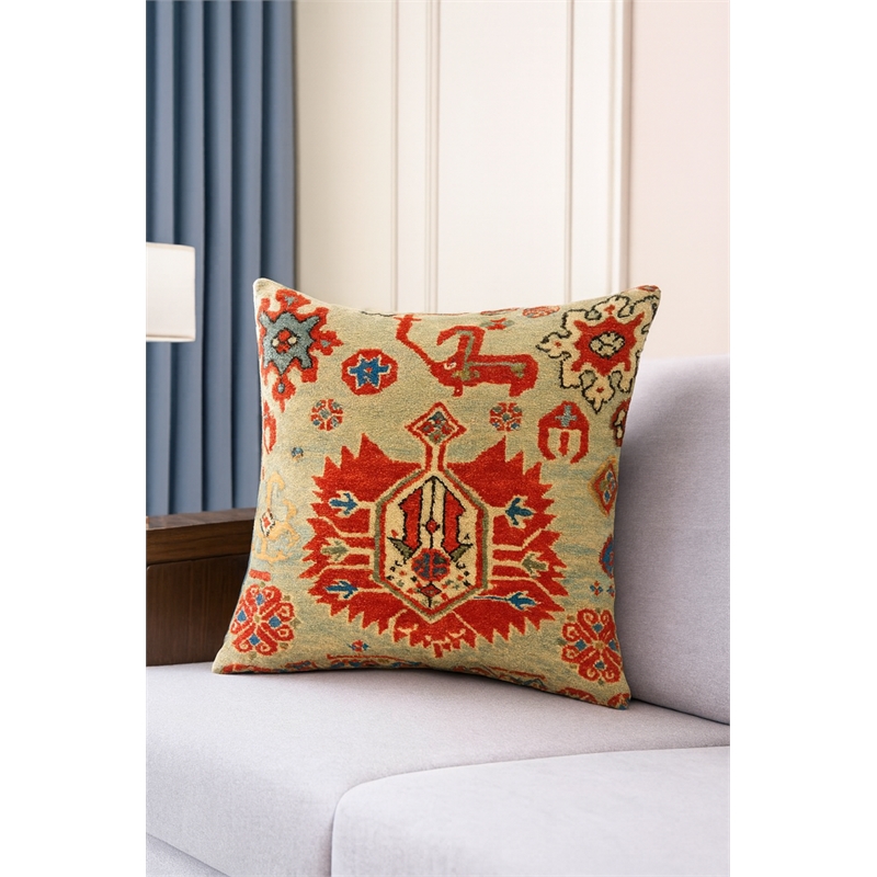 Crafter and Wavers Luxurious Accent  2 Cushion Covers + Inserts in Multi Color