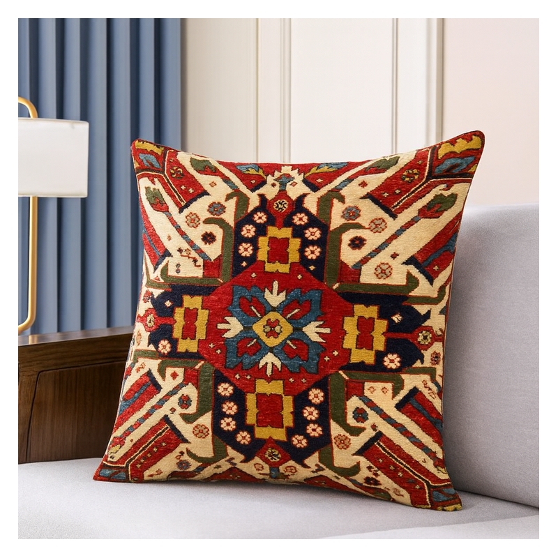 Crafter and Wavers Luxurious Accent  2 Cushion Covers + Inserts in Multi Color