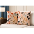 Crafter and Wavers Luxurious Accent  2 Cushion Covers + Inserts in Multi Color