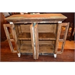 Crafters and Weavers La Boca 4 Door Curio Cabinet in Multi Color