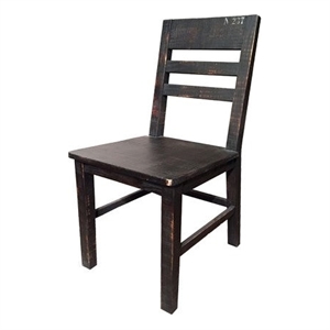 Crafters and Weavers Set of 6 City Dining Chair in Black