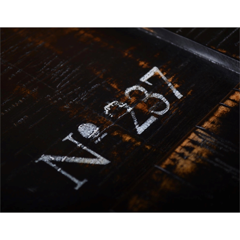 Crafters and Weavers City Open Side Table - New York Black