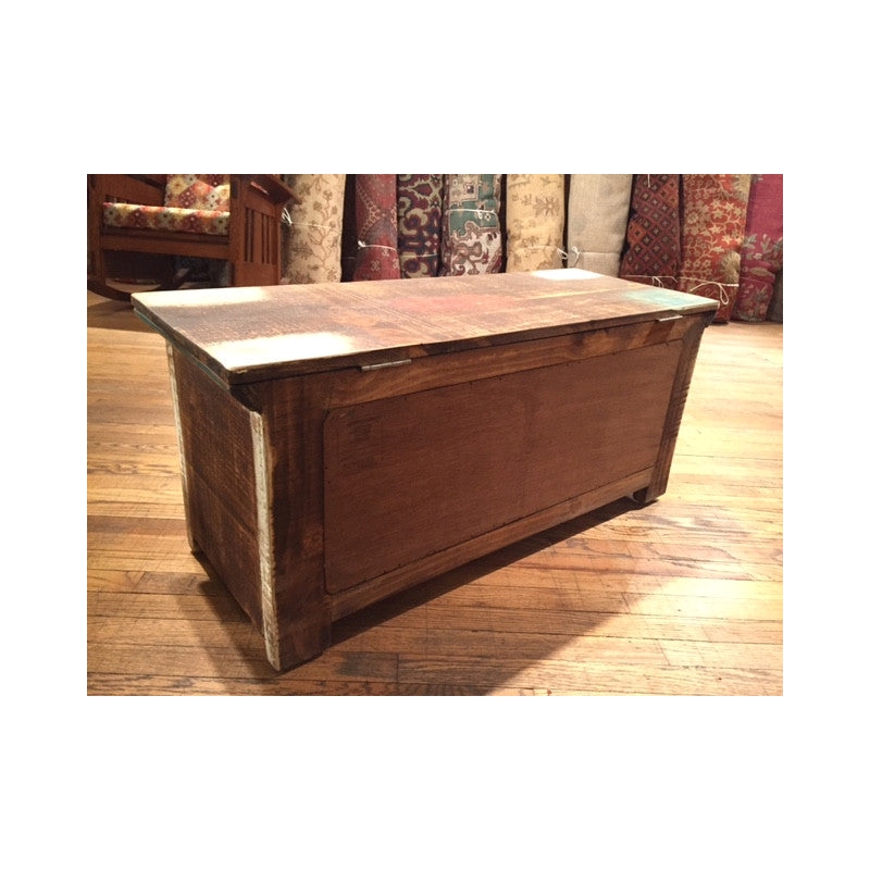 Crafters and Weavers La Boca Shutter Panel Trunk in Multi Color