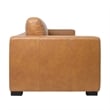 Crafters and Weavers Argento Top Grain Leather Sofa in Tan