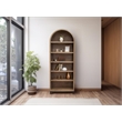 Crafters and Weavers Cecilia 6 Shelves Bookcase in Brown