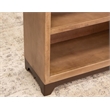 Crafters and Weavers Cecilia 6 Shelves Bookcase in Brown