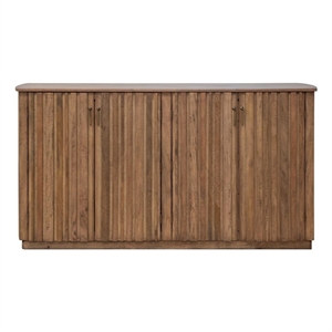 Crafters and Weavers 73&quot Sabina 4 Door Console in Brown