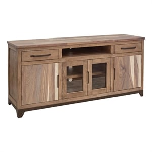 Crafters and Weavers 70&quot Natural Parota Wood Sideboard in Brown