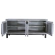 Crafters and Weavers Malta Two-Tone Solid Wood Sideboard / Console in White