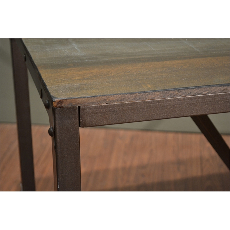 Crafters and Weavers Greenview Loft Style Desk in Brown