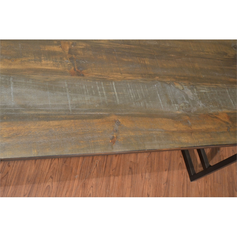 Crafters and Weavers Greenview Loft Style Desk in Brown