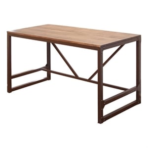 Crafters and Weavers Greenview Loft Style Desk in Brown
