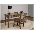 Crafters and Weavers Giza Solid Wood Writing Desk with 2 Drawers in Multi-Color