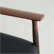 Crafters and Weavers Isabella Mid Century American Black Walnut Leisure Chair