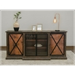 Crafters and Weavers Mystic Solid Wood & Copper Sideboard/Console in Multi-Color