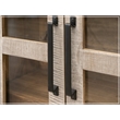 Crafters and Weavers Greenview Loft Solid Wood Bookcase Cabinet in Multi-Color