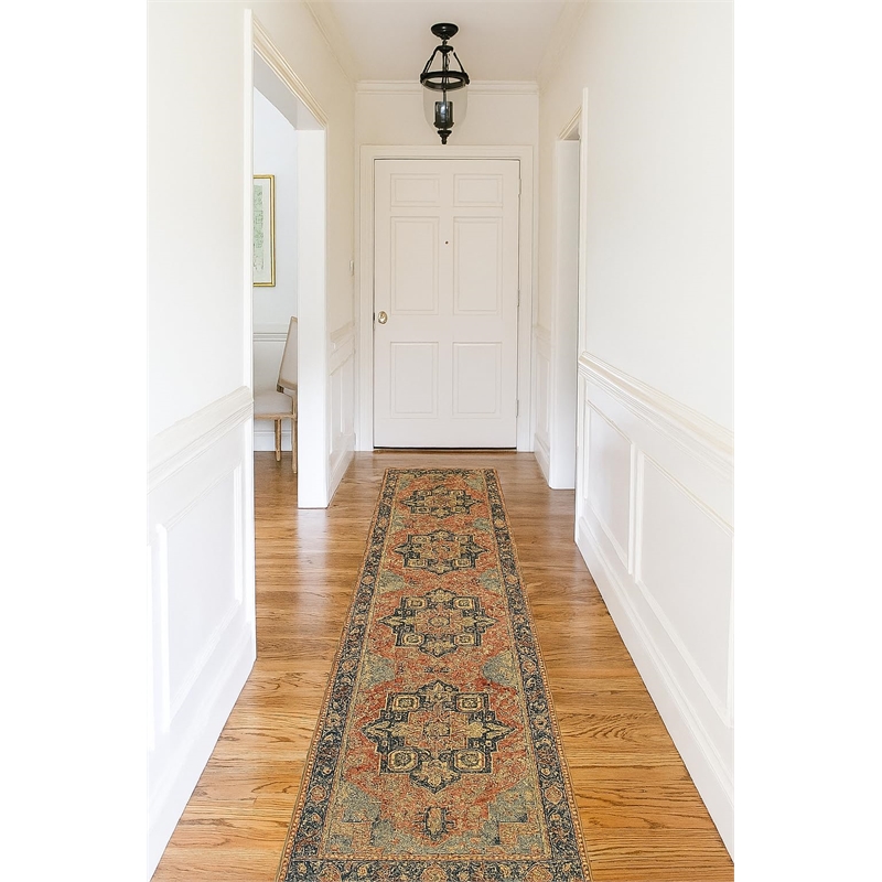 Crafters & Weavers Serapi Soft Washable Non Slip Area Rug (2'7