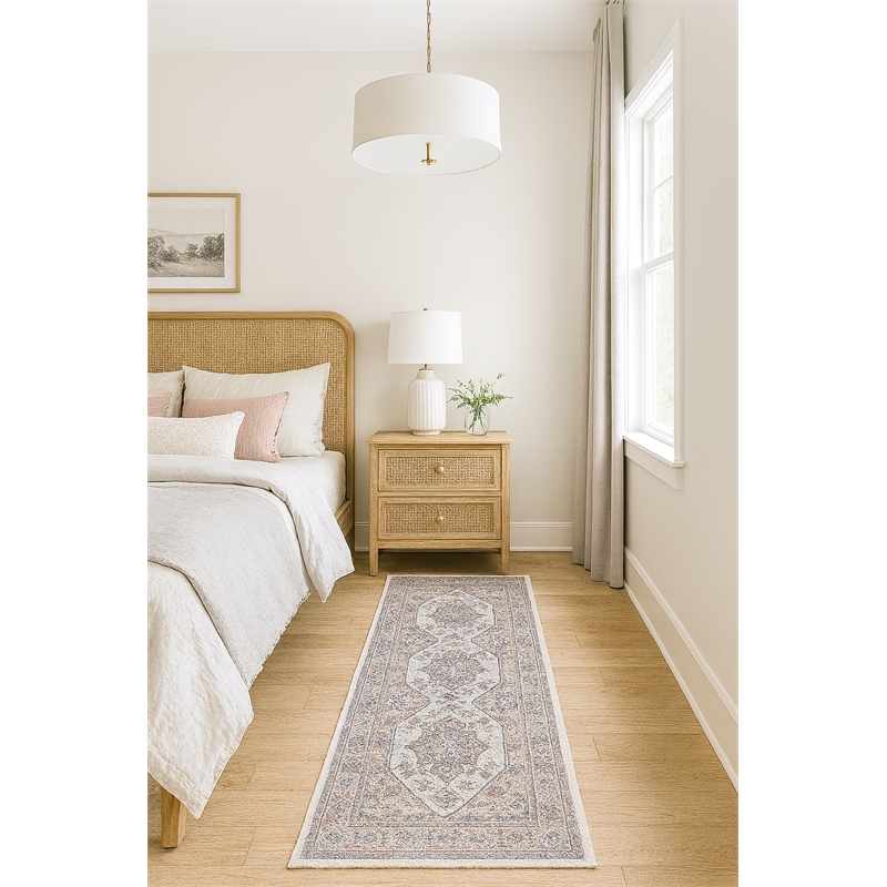 Crafters & Weavers Serapi Soft Washable Non Slip Area Rug (2'7