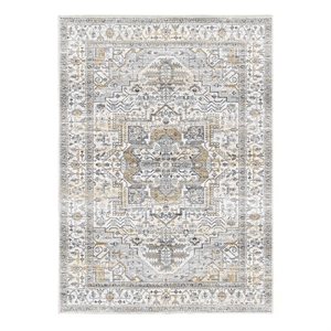 Crafters & Weavers Serapi Soft Washable Non Slip Area Rug (5.7' x 7.8')