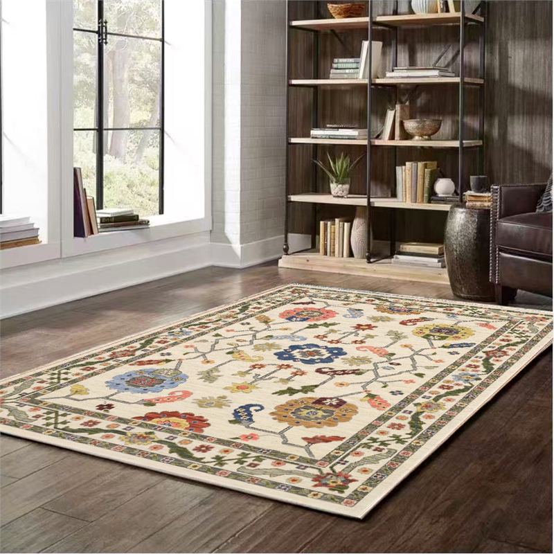 Crafters & Weavers Arts and Crafts Soft Washable Non Slip Area Rug (5.7' x 7.8')