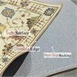 Crafters & Weavers Arts and Crafts Soft Washable Non Slip Area Rug (3' x 5')