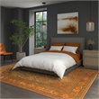 Crafters & Weavers Serapi Soft Washable Non Slip Area Rug (8' x 10')