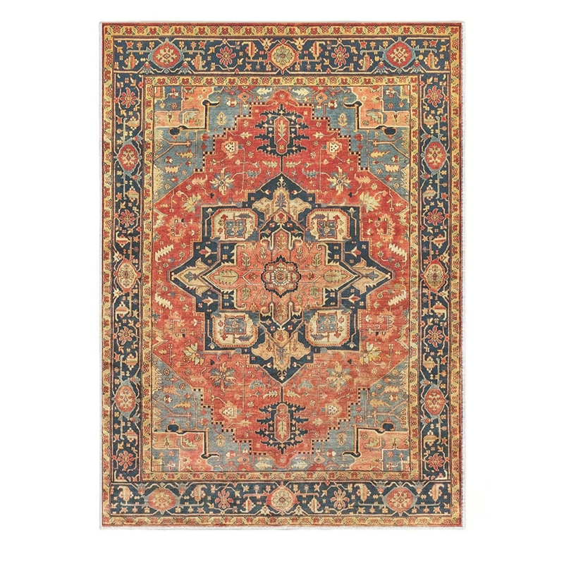 Crafters & Weavers Serapi Soft Washable Non Slip Area Rug (9' x 12')