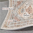 Crafters & Weavers Serapi Soft Washable Non Slip Area Rug (9' x 12')