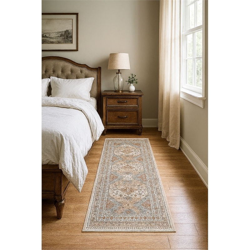 Crafters & Weavers Serapi Soft Washable Non Slip Area Rug (2'7
