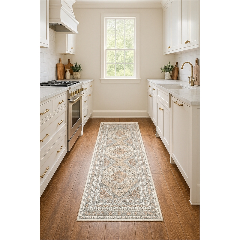 Crafters & Weavers Serapi Soft Washable Non Slip Area Rug (2'7