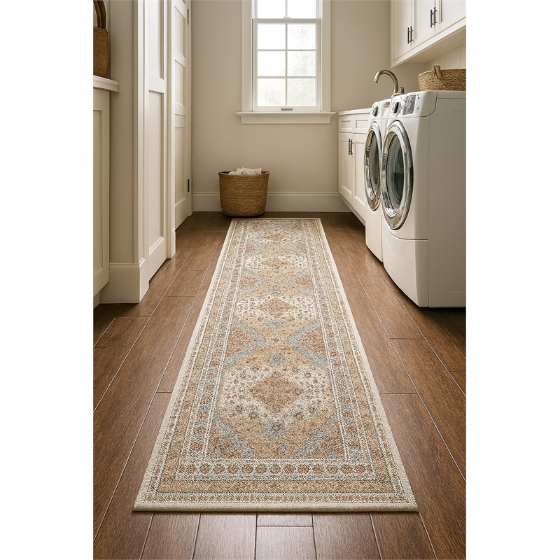 Crafters & Weavers Serapi Soft Washable Non Slip Area Rug (2'7
