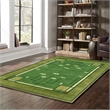 Crafters & Weavers Arts and Crafts Soft Washable Non Slip Area Rug (3' x 5')