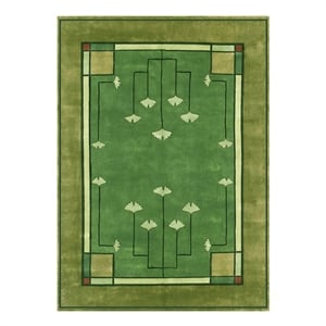 Crafters & Weavers Arts and Crafts Soft Washable Non Slip Area Rug (5.7' x 7.8')
