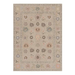 Crafters & Weavers Ushak Soft Washable Non Slip Area Rug (8' x 10')