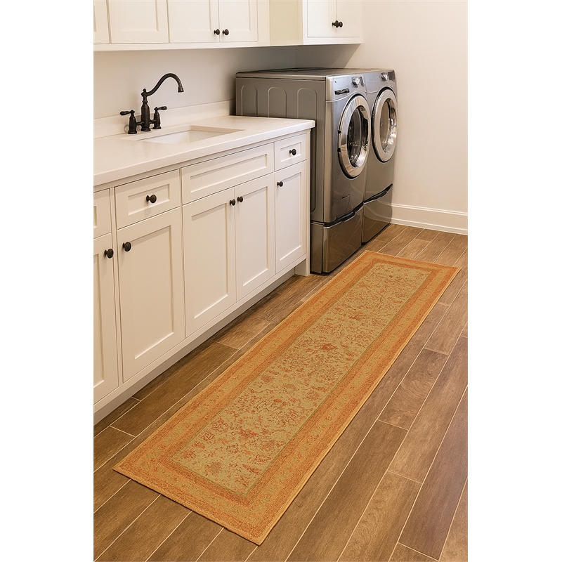 Crafters & Weavers Ushak Soft Washable Non Slip Area Rug (2'7