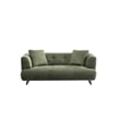 Crafters and Weavers Arden Collection Modern Fabric 3-Seater Sofa - Green