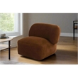 Crafters and Weavers Forma Mid-Century Modern Swivel Livingroom Chair in Brown