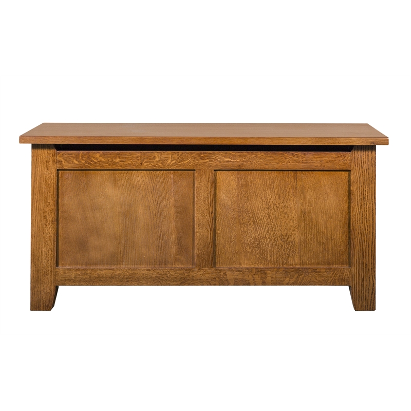 Crafters and Weavers Mission Solid Oak Trunk - Michael's Cherry