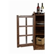 Crafters and Weavers Mission Oak 3 Door Console in Walnut